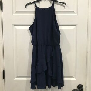 Navy Blue Sleeveless Dress
